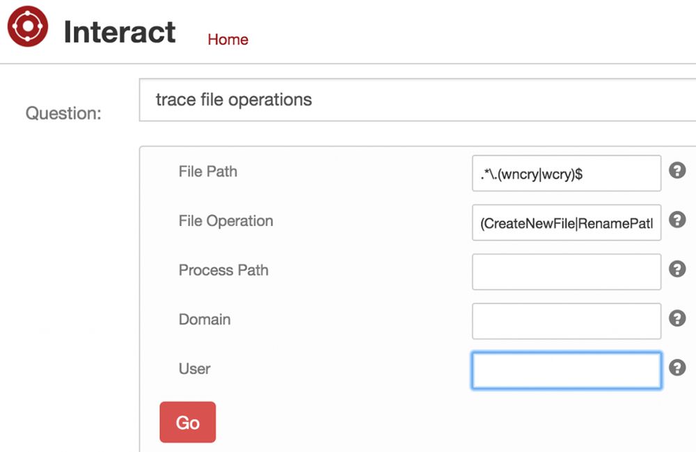 Tanium modulo di query per il monitoraggio delle operazioni sui file eseguite dal ransomware WannaCry sui sistemi