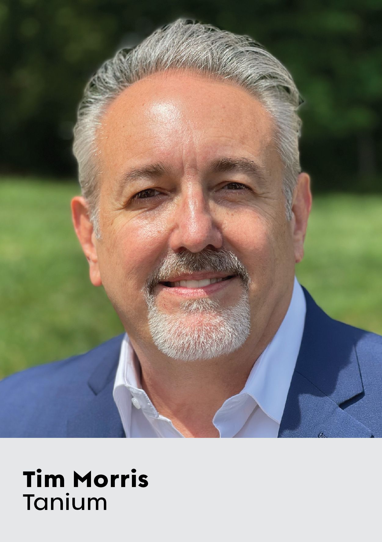 Headshot of Tim Morris, Tanium