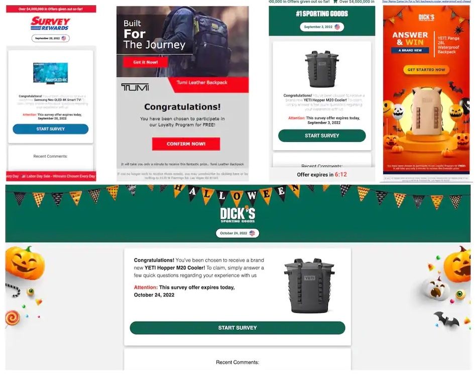 Esempio di e-mail di phishing sofisticata legata alle festività