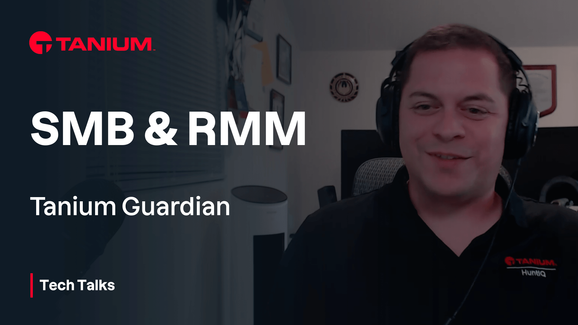 Miniatura video per Come Tanium Guardian evidenzia i rischi in tempo reale: Nuove dashboard SMB e RMM spiegate - Tanium Tech Talks #134