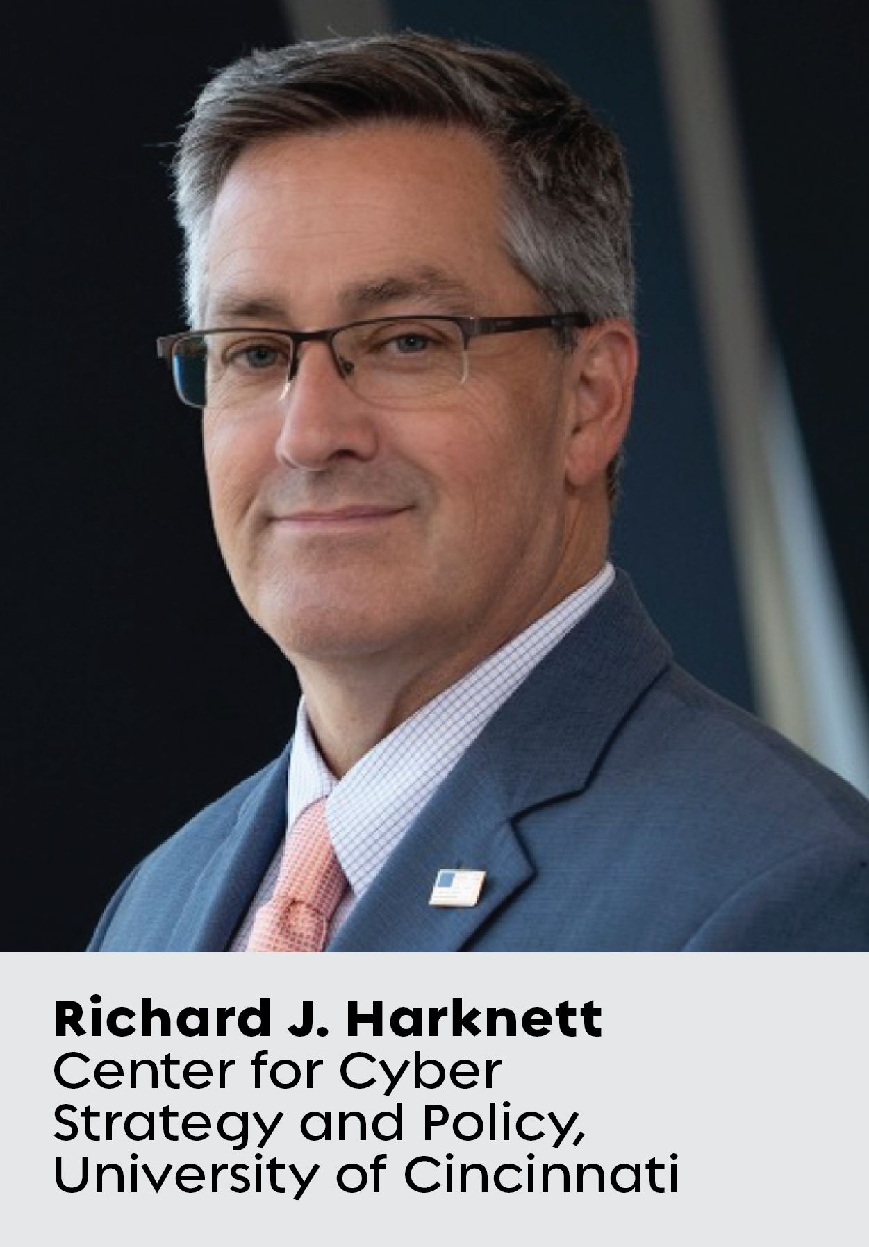Headshot of Richard J. Harknett from the Center for Cyber Strategy and Policy at University of Cincinnati
