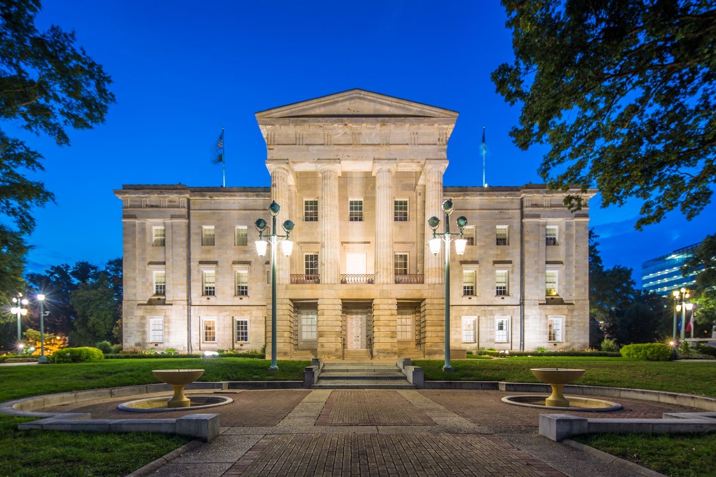 Foto del Campidoglio dello Stato della Carolina del Nord