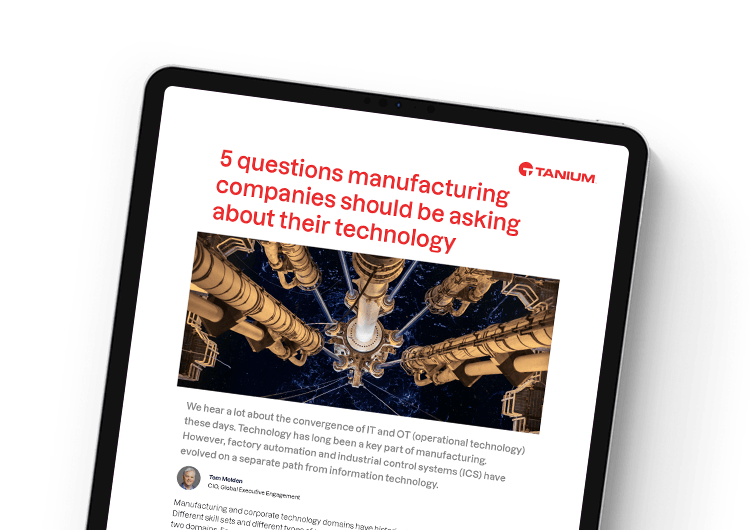 5 Domande per le aziende manifatturiere immagine di copertina del white paper