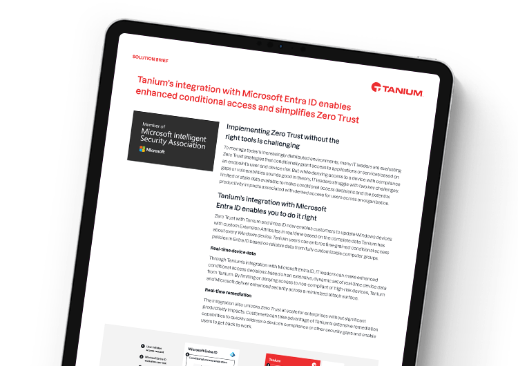 Mobile featured image. Microsoft Entra ID solution brief