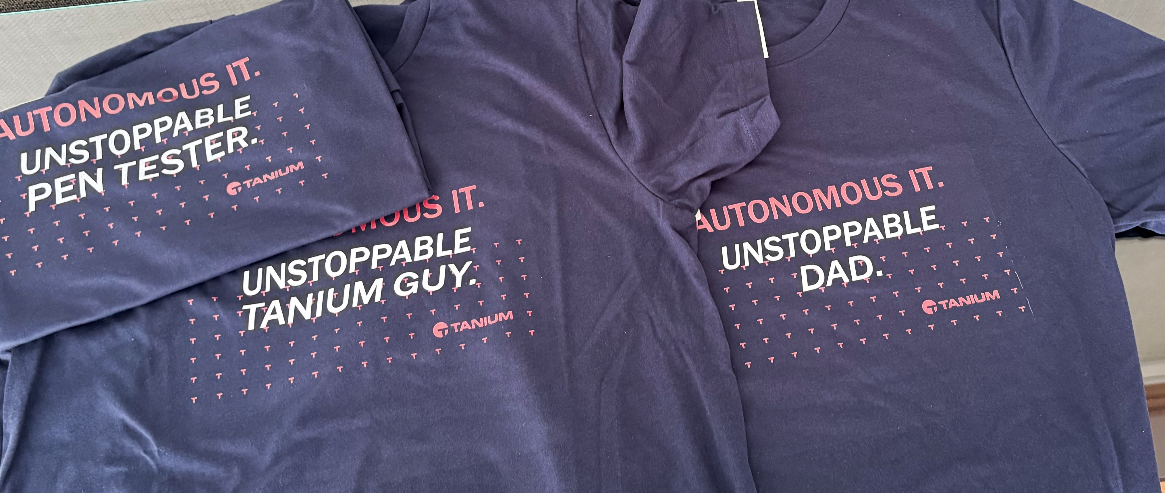 Tanium magliette personalizzabili