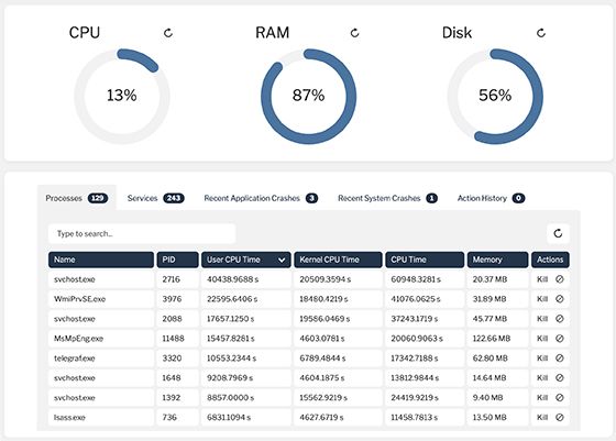 Tanium ITX for ServiceNow screenshot