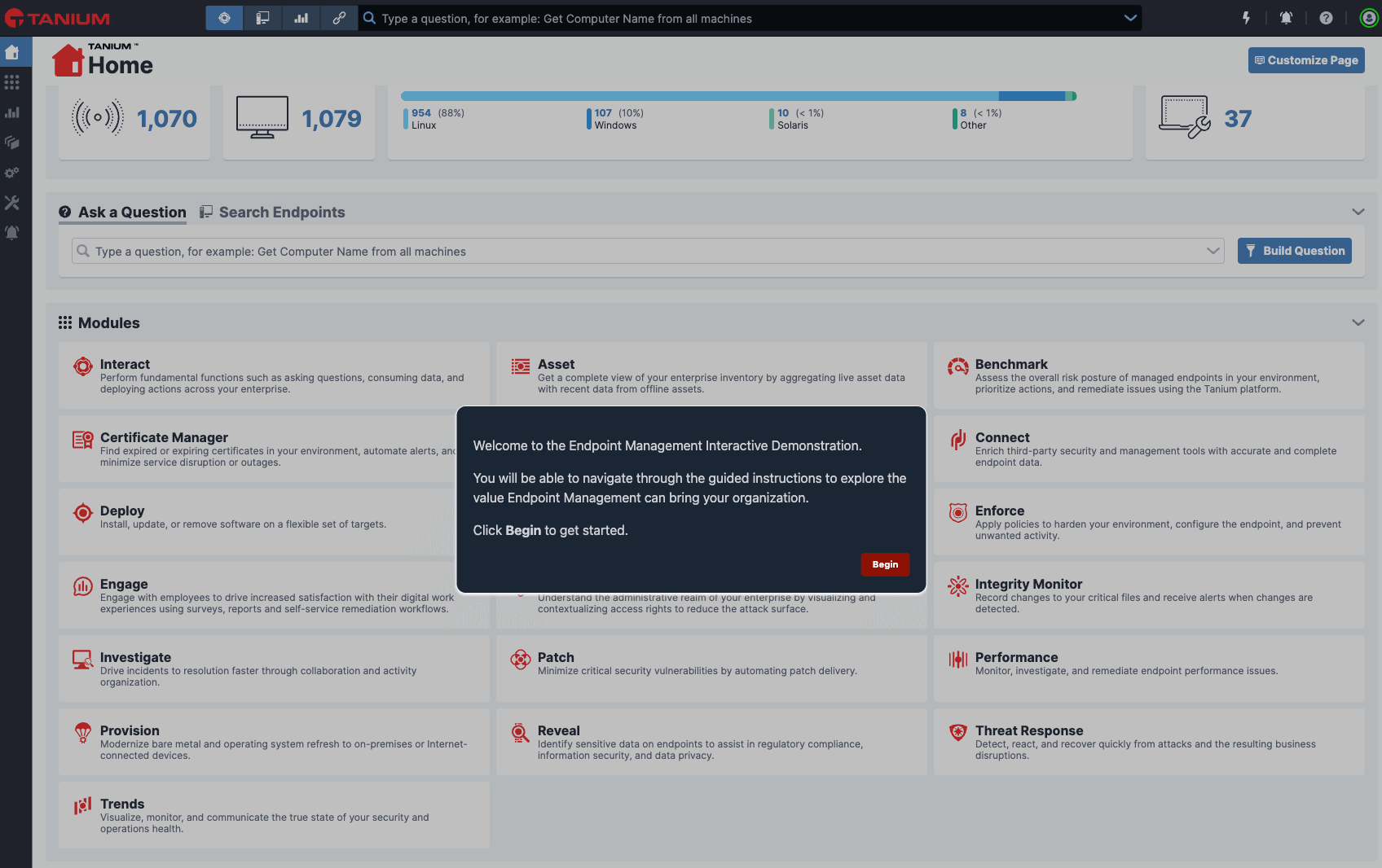 Walkthrough Screen