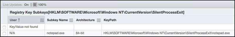Screenshot dei valori delle chiavi di registro che mostra le informazioni relative al percorso di Notepad++ nel registro