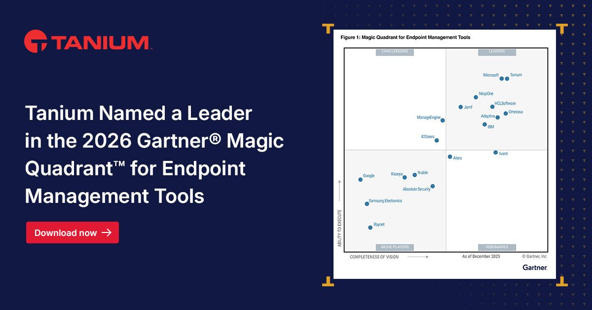 Immagine meta per il Gartner Magic Quadrant per gli strumenti di gestione degli endpoint 2026