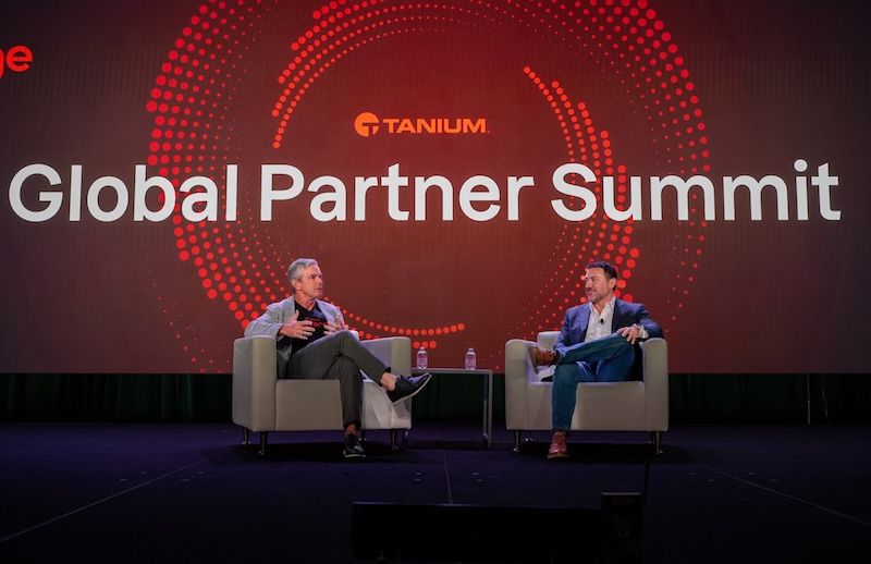 Tanium CEO Dan Streetman e Tony Beller, vicepresidente senior delle vendite ai partner globali