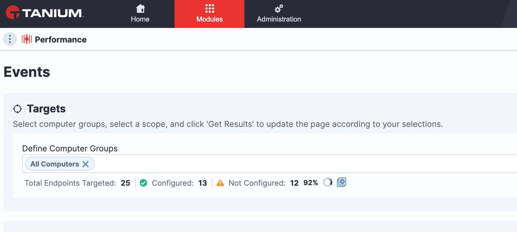 Analizzare i dati di “ endpoint ” dalla console “ Tanium ”