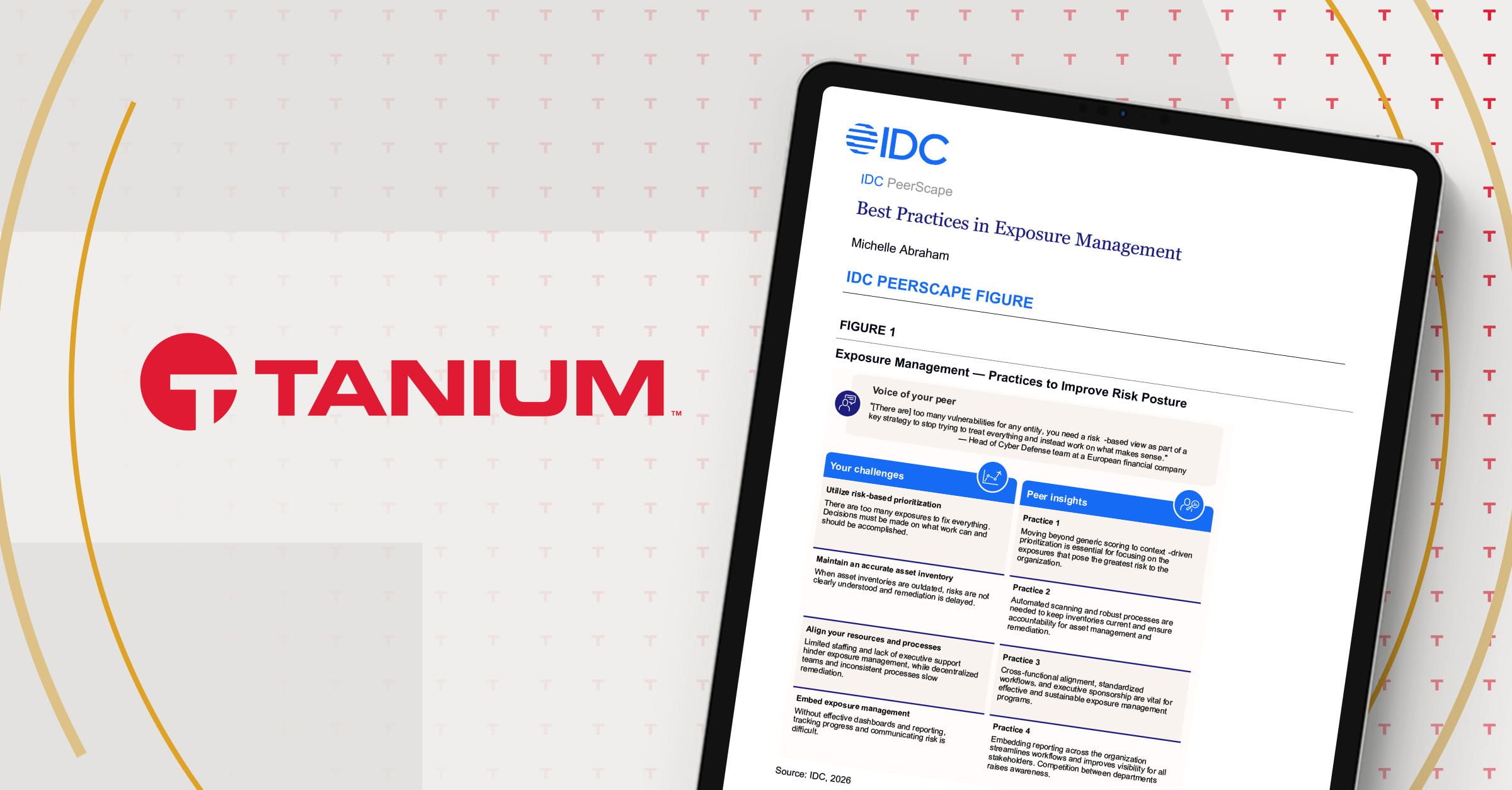 IDC PeerScape: Best practice nella gestione dell’esposizione